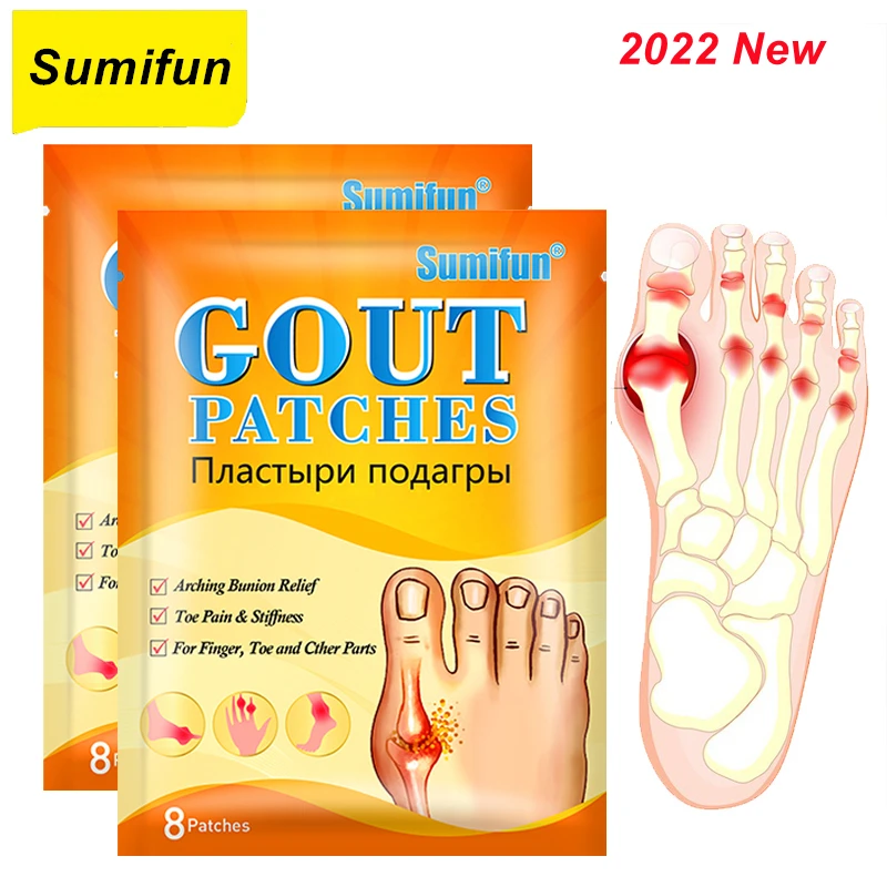 

2022 New Finger Toe Bunion Pain Relief Patch Gout Medical Plaster Foot Thumb Valgus Orthopdic Analgesic Stickers Health Care