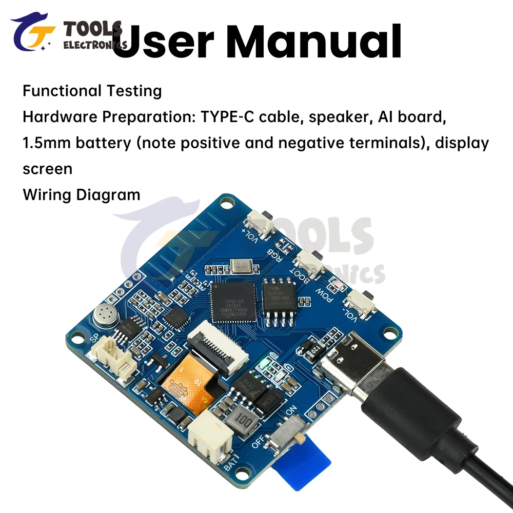 Picture 3: ESP32-AI WiFi Voice Assistant Module Intelligent Voice Chat Module Type-C Interface