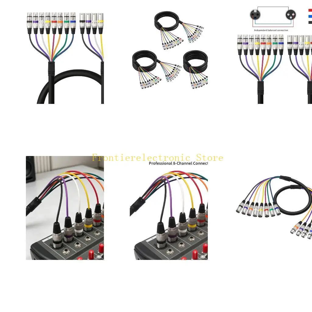 G8DB Live Stage XLR Snake Cable for Clean Grouped Routing Tasks