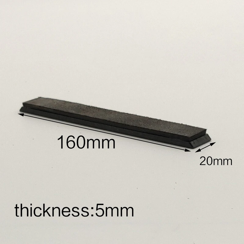 Chromium Oxide leather article cowhide Leather Honing Strop grinder black leather Polishing paste Razor knife sharpener