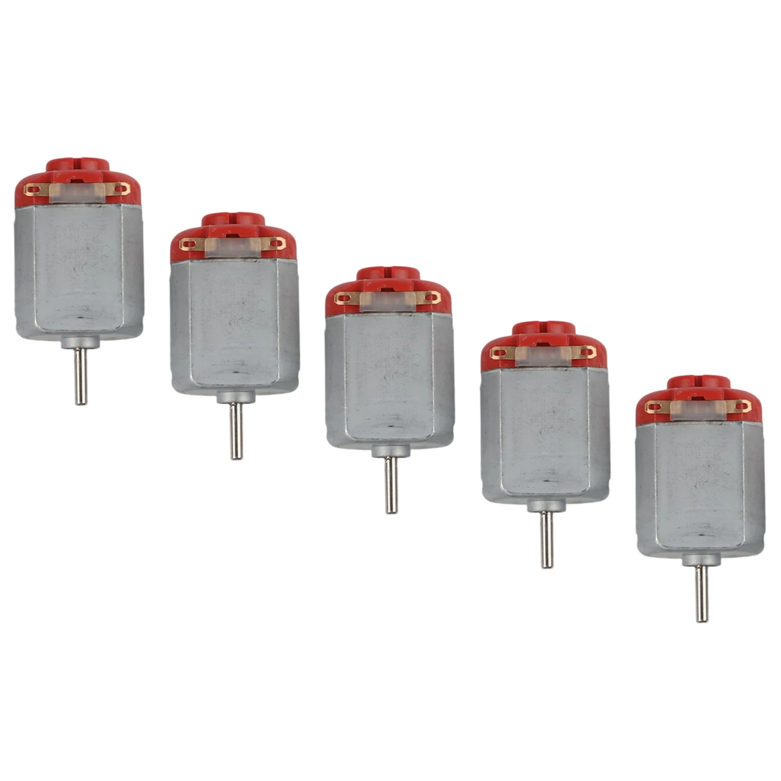 5pcs 130 Standard Brushed DC Motor for 3V to 12V Operation Low Noise Design 45dB for RC Toy Development and DIY Prototyping