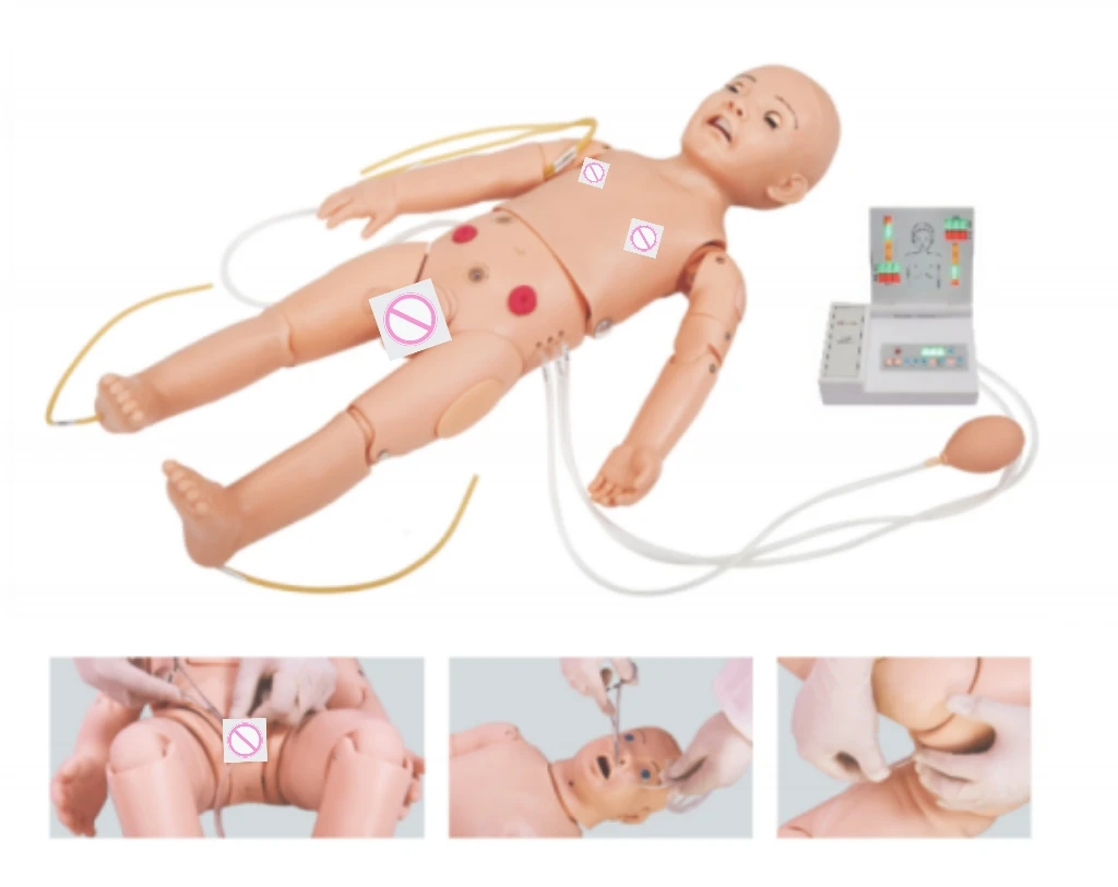 

Full-featured Advanced Simulator for One-Year-Old Child Fully Functional Pediatric Nursing Teaching and Training Model