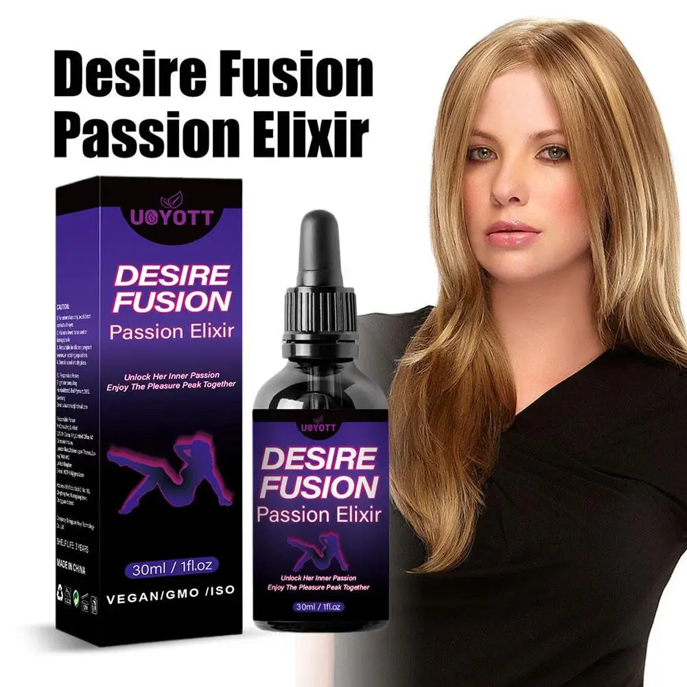 Desire Fusion Passion Care for Women, Melhora a Autoconfiança, Aumenta a Atração Amorosa, Acenda o Corpo Faísca, 30ml