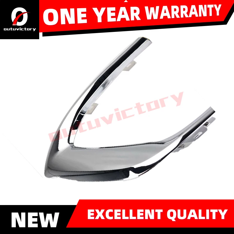 

For Peugeot 5008 2017-2021 Car Front Bumper Fog Light Lamp Frame Cover Foglight Foglamp Chrome Trim Cap Hood Lid Bezel