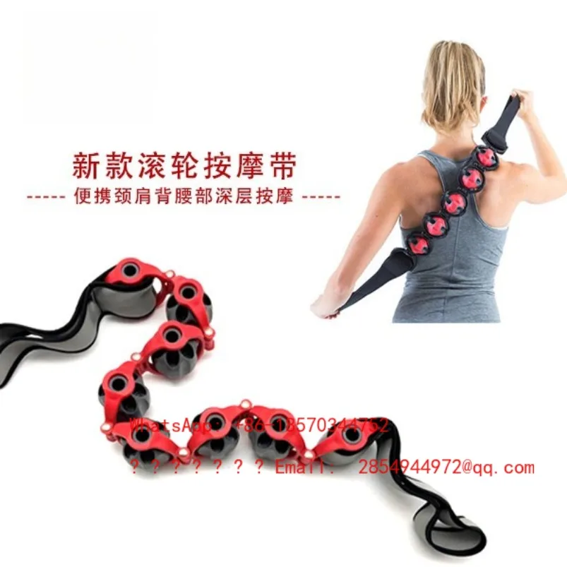 

Back Massager Multifunctional Shoulder Neck Waist Leg Back Roller Type Full Body Massage Belt