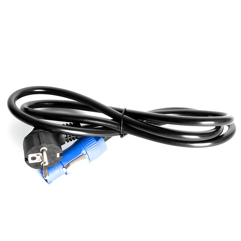 AA60-Powercon Plug 1,5 м, черный кабель питания для сценического освещения, 3-жильный DMX512, светодиодный шнур для освещения мероприятий, авиационный шнур питания, вилка европейского стандарта
