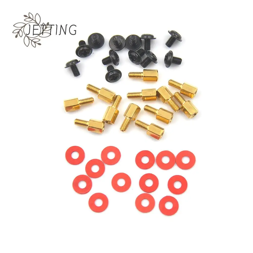 36PCS/Set Motherboard Mounting Screw Set Copper Pillar + M3 Screws + Insulating Gasket