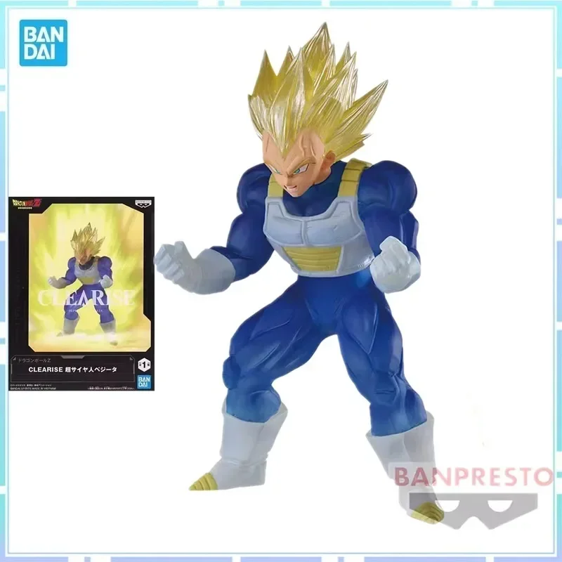 

Bandai Original Banpresto Action Figures Anime Dragon Ball Z CLEARISE Vegeta PVC Model Collectible Toy Christmas Birthday Gift