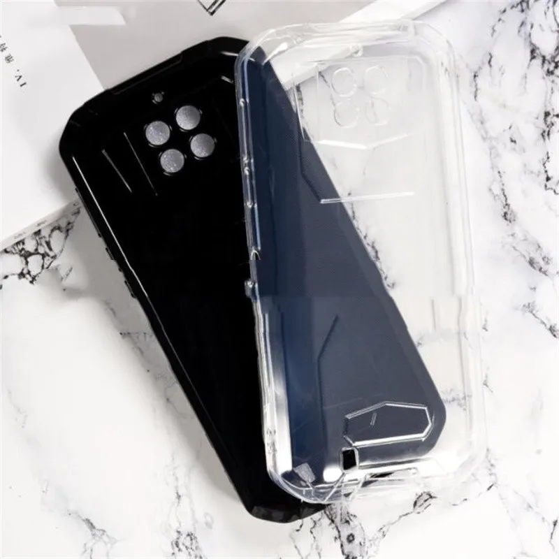 Soft Silicone Black Case For Oukitel WP6 TPU Bumper Case For Oukitel WP6 Transparent Phone Back Cover