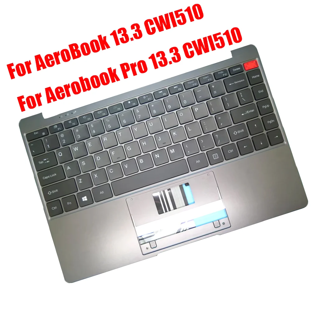 US Keyboard Laptop Palmrest For Chuwi For AeroBook 13.3 CWI510 CWI509 For Aerobook Pro 13.3 CWI510 MB30010003 HK300-10 XK-HS001