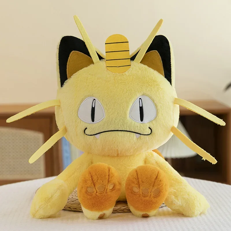 35-70cm Pokemon Kawaii Meowth Plush Toy Cartoon Anime Cute Stuffed Plushies Doll Throw Pillow Kids Xmas Birthday Gift