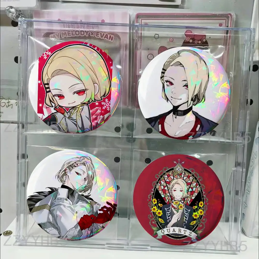 

J-Jack Jeanne Fumi Takashina Meme Coin Badges Tinplate Round Brooch Custom Anime Role Enamel Pins Gifts for Fans Friends