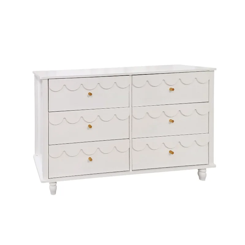 

Decorative locker panel furniture, cross-border Italian light luxury bedroom chest, cloud six pumping cabinet storage cabinet
