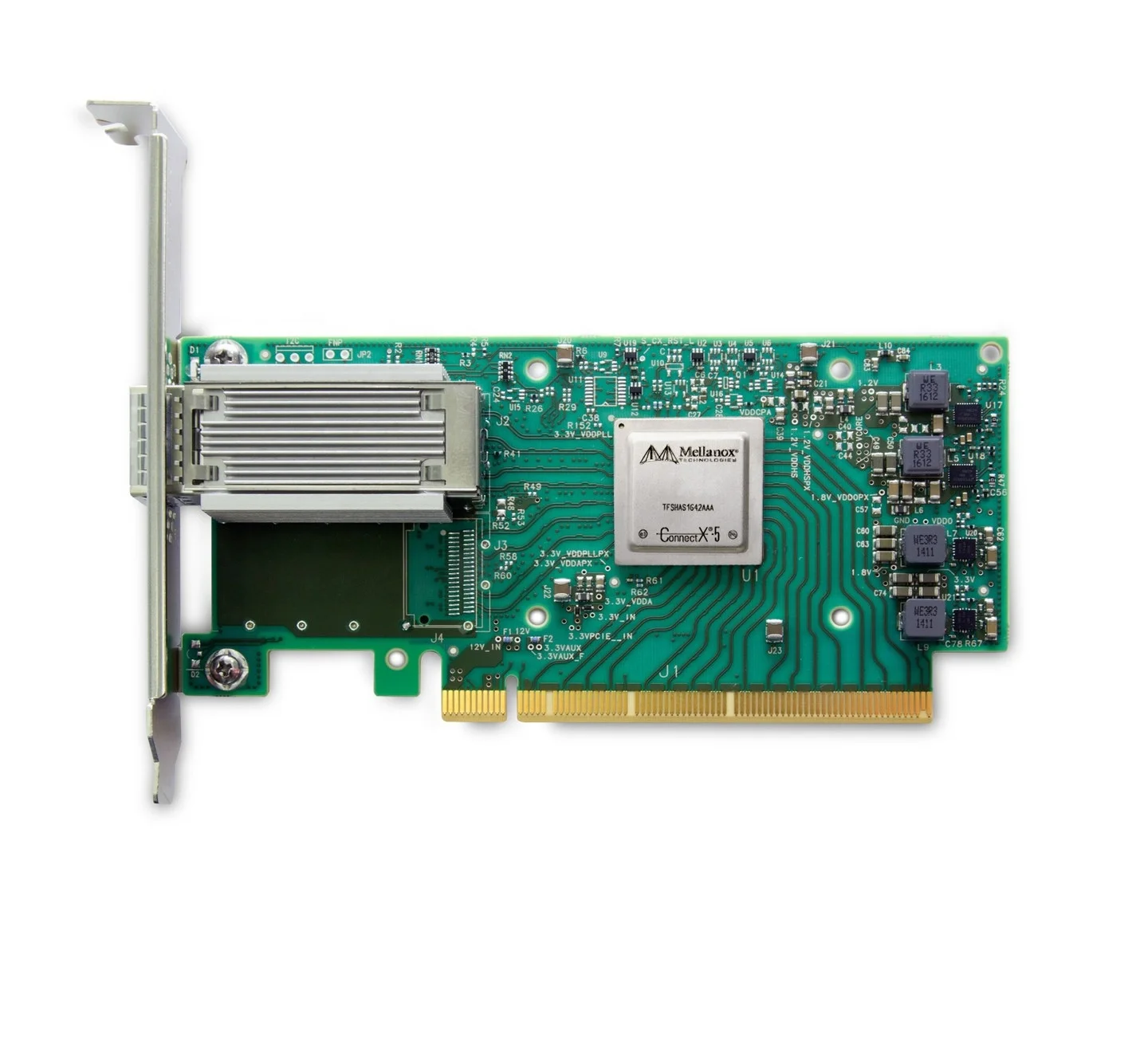 

MCX653106A-ECAT ConnectX-6 InfiniBand/Ethernet adapter card, HDR IB (200Gb/s) ,dual-port QSFP56, PCIe3.0/4.0 x16 Server Adapter