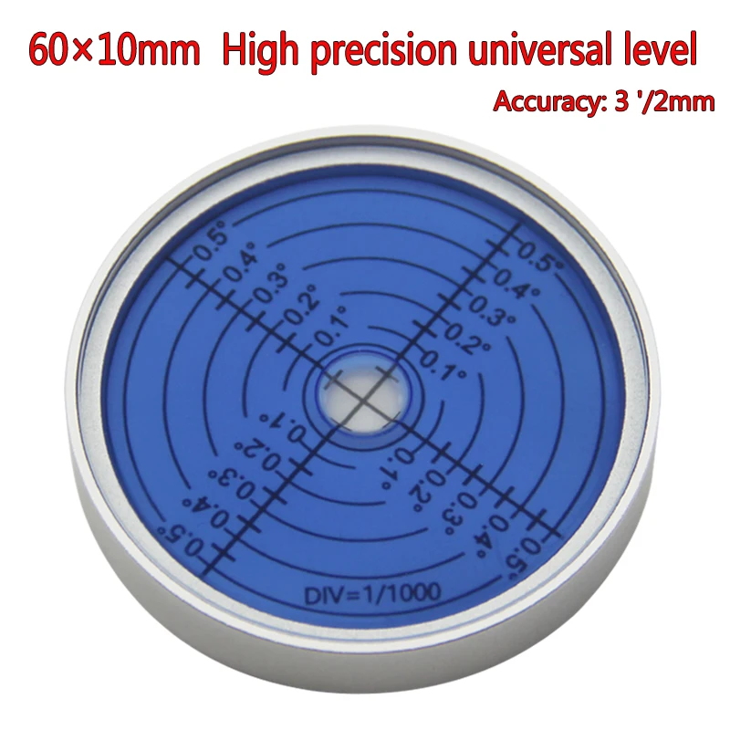 

Metal circular level high-precision bubble level 6010