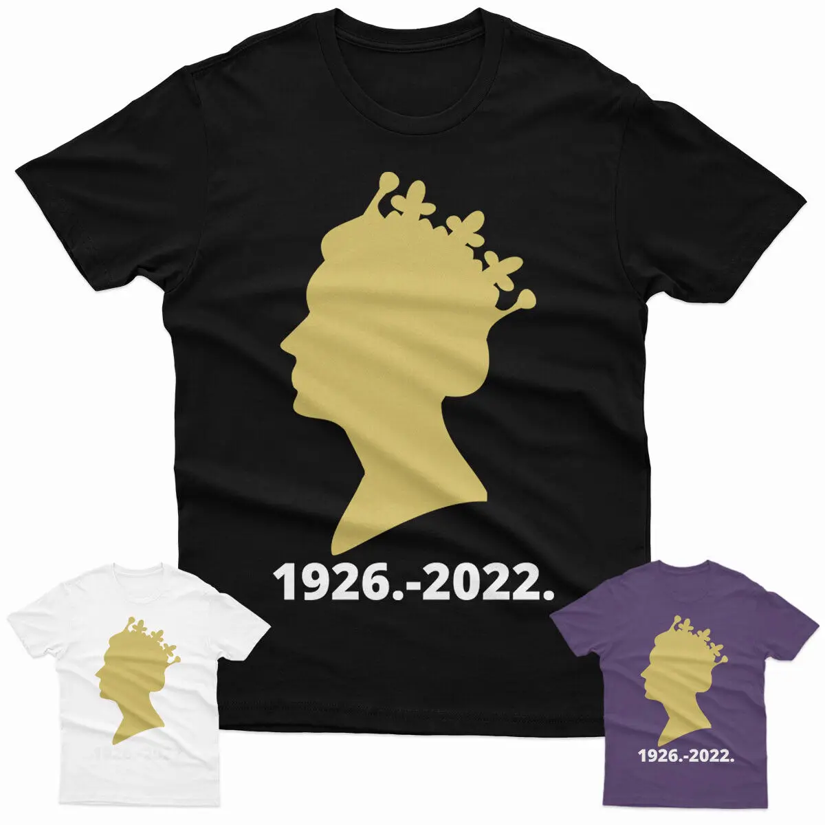 2022 Her Majesty Queen Elizabeth II Printed T-shirt Vintage Popular Short Sleeve Men T Shirt Tops Tee Shirts Harajuku Streetwear