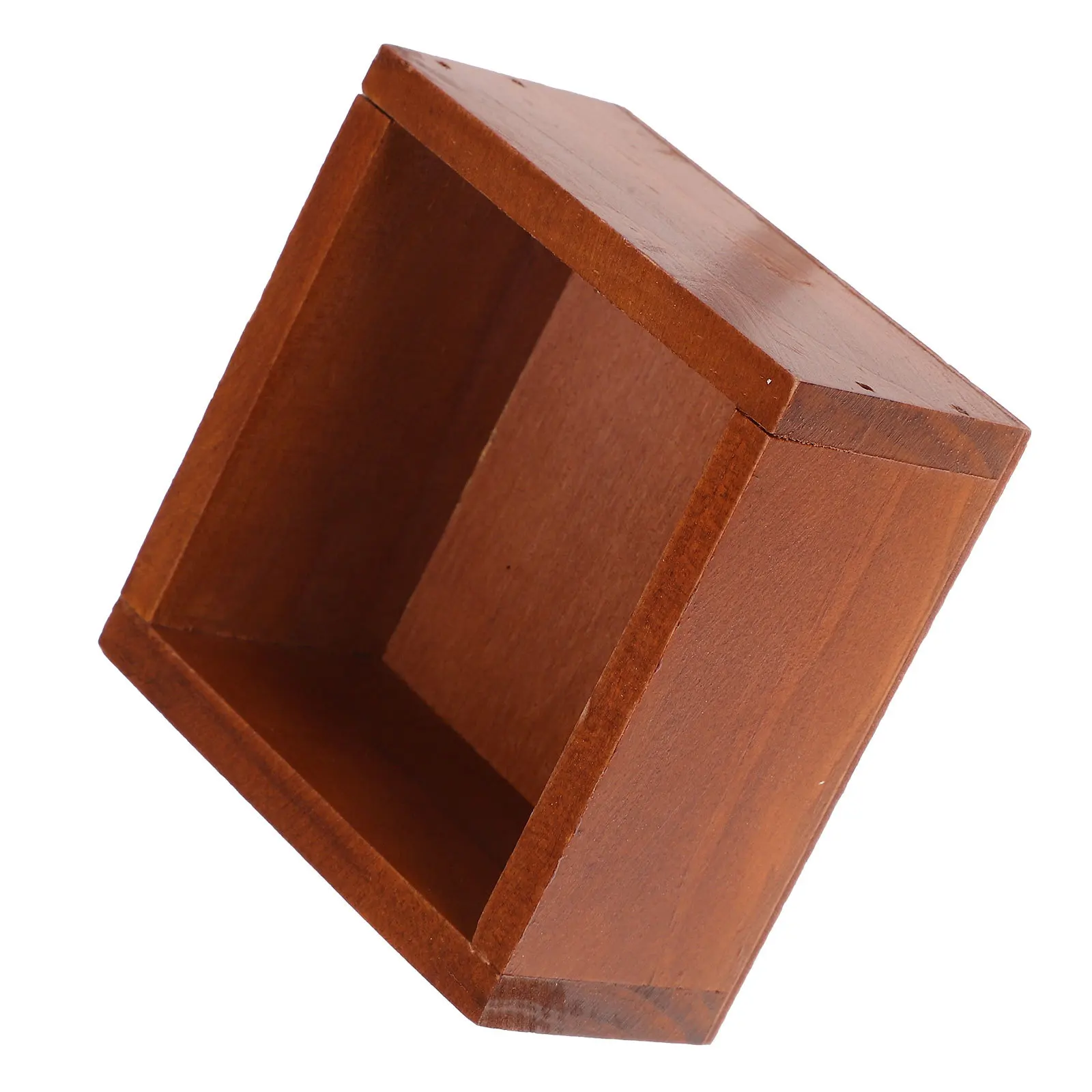 

Wooden Storage Box Smooth Surface Lipstick Organizer Makeup Holder Desktop Bedroom Storage Box for Cosmetics