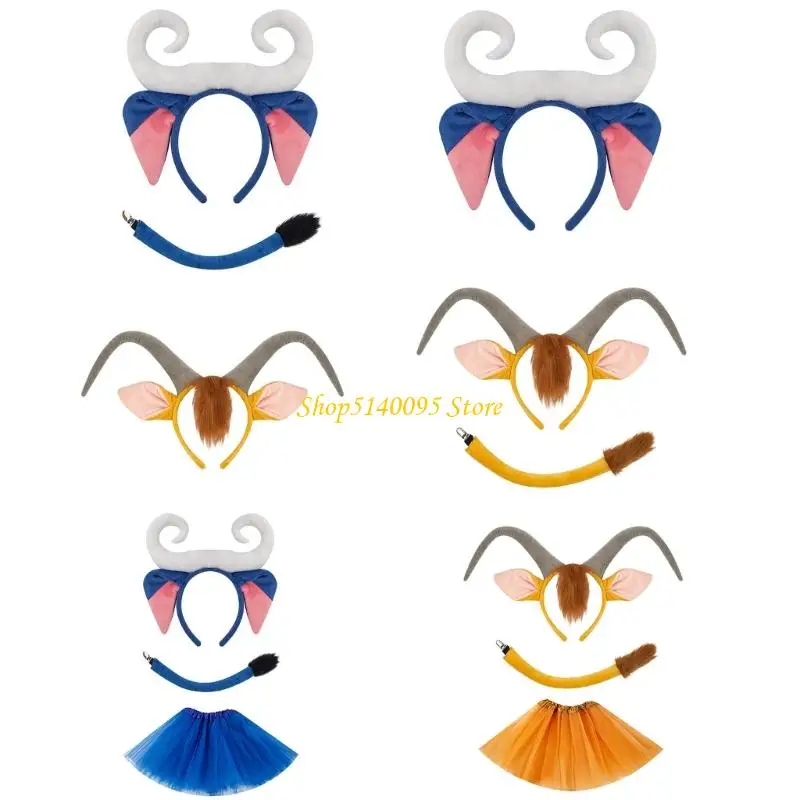 

DXAE Adjustable Cloth Animal Headpiece Skin Friendly Material Perfect For Cosplay School Event Babies