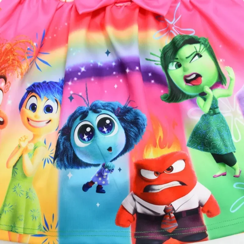 Disney Inside Out 2 Anime Figures Joy disgusto Dress Cosplay Party Performance Costume abiti carini ragazze regali di festa di compleanno