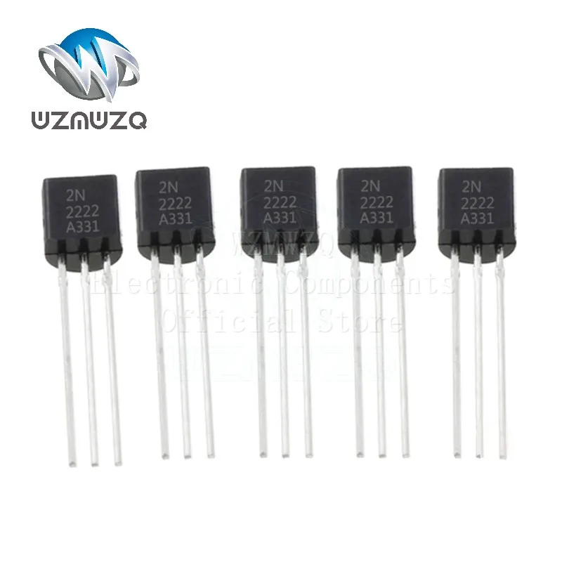 10PCS/Lot 2N2222A 2N2907A TO92 Power switching transistor in line with NPN PNP new spot triode MPS2222A 2907 2222A 2N2222 TO-92