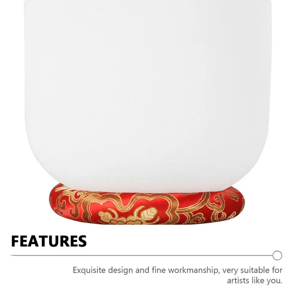 

Premium Silk Cotton Sound Bowl Cushion Pad For Singing Bowl Decor Meditation Use Accessories Mat With Spiritual Meaning