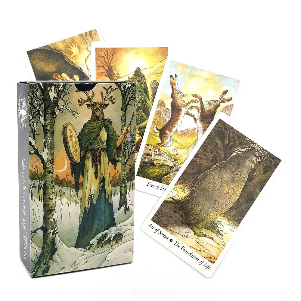 Talia wyroczni Wildwood Tarot. Mistyczne wróżbiarstwo uczuciowe. Wróżbiarstwo wyroczni. Los wróżbiarstwo gry. Talia przyjaciela