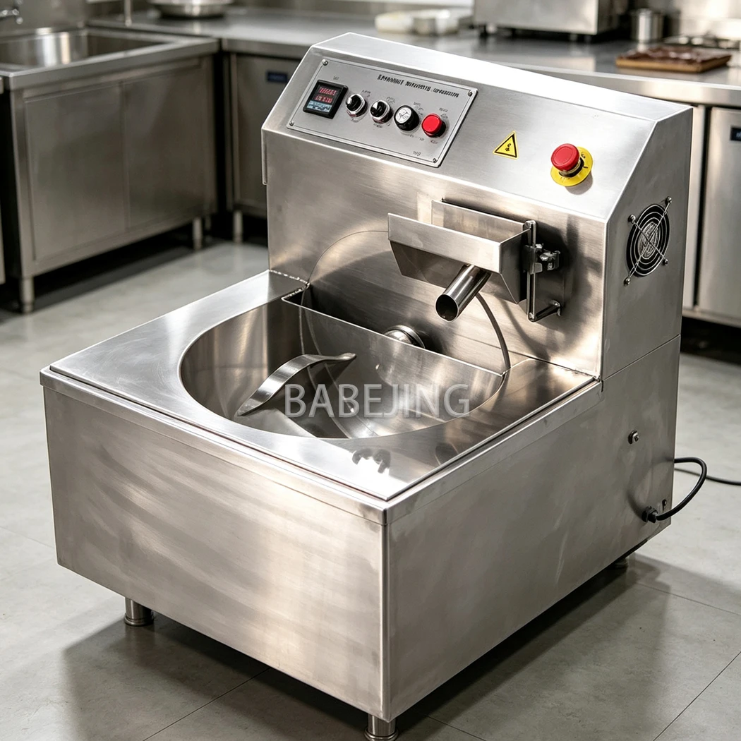 Automatic Chocolate Tempering Machine Melting Pot For Confectionery Store Handmade Chocolate Work