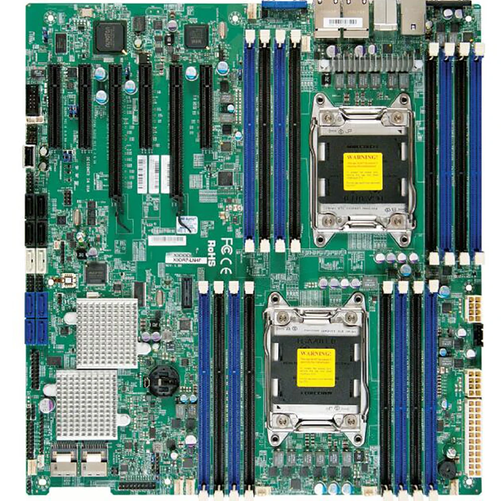 For Supermicro Server Motherboard E5-2600 Family ECC LGA2011 DDR3 8x SATA2 And 2x SATA3 Ports X9DRE-LN4F