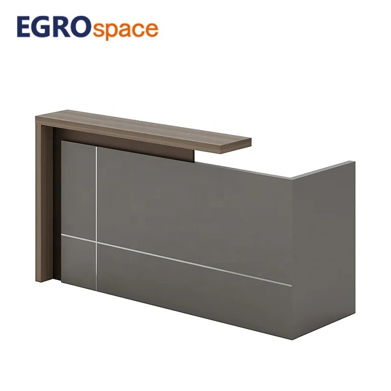 

High Quality Beauty Office Standard Size Material Counter Reception Desk