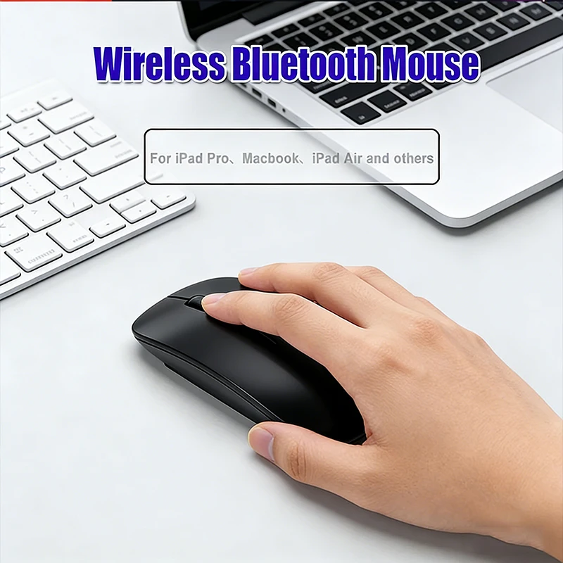Wireless Bluetooth Magic Computer Mouse Rechargeable Touch Slim Ergonomic Dual-Mode Silent PC Mice for Apple Macbook Air New