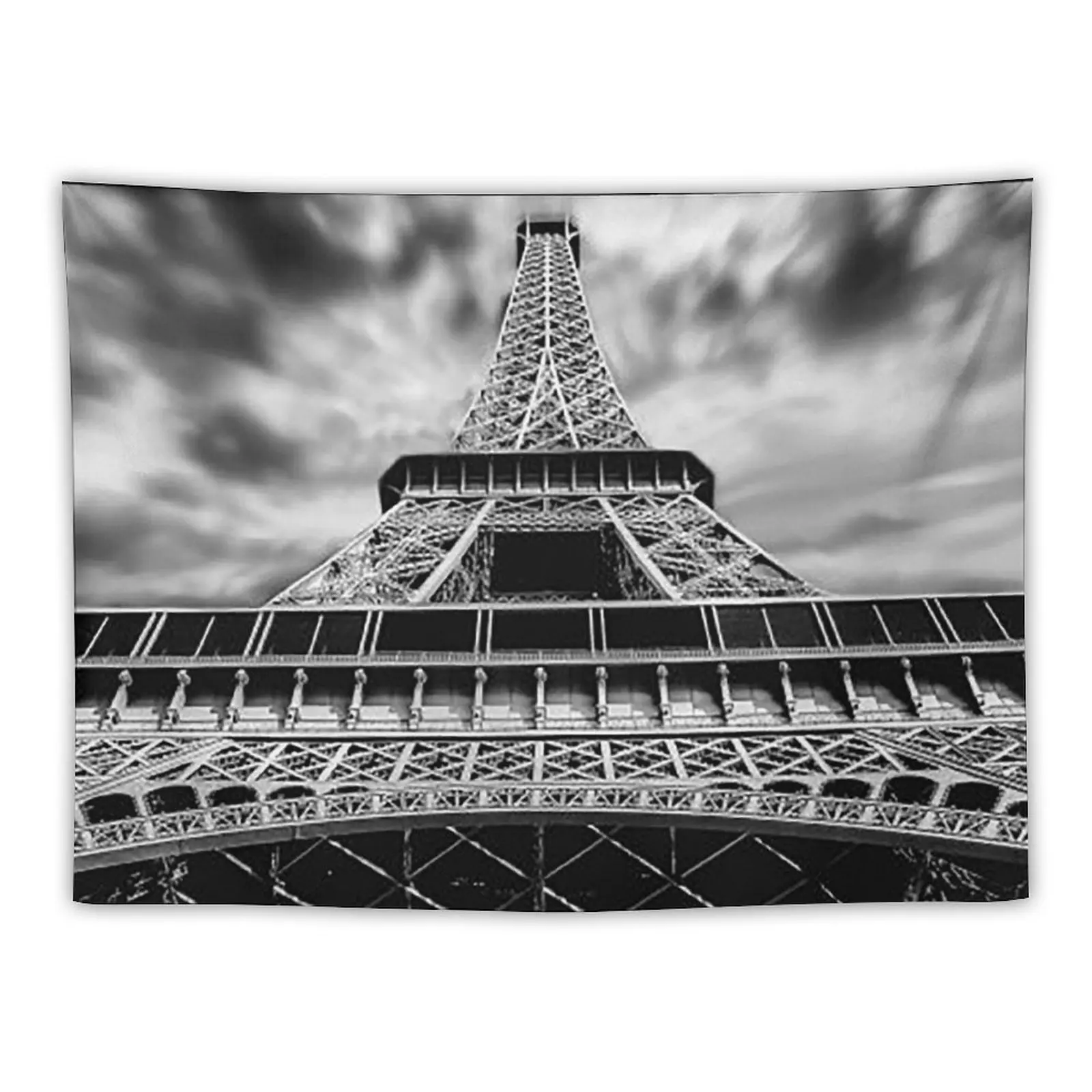 

Eiffel Tower, Paris France, Paris Tourist Spots, Landmark, city of Light, Eiffel Tower looking up Tapestry Room Decor For Girls