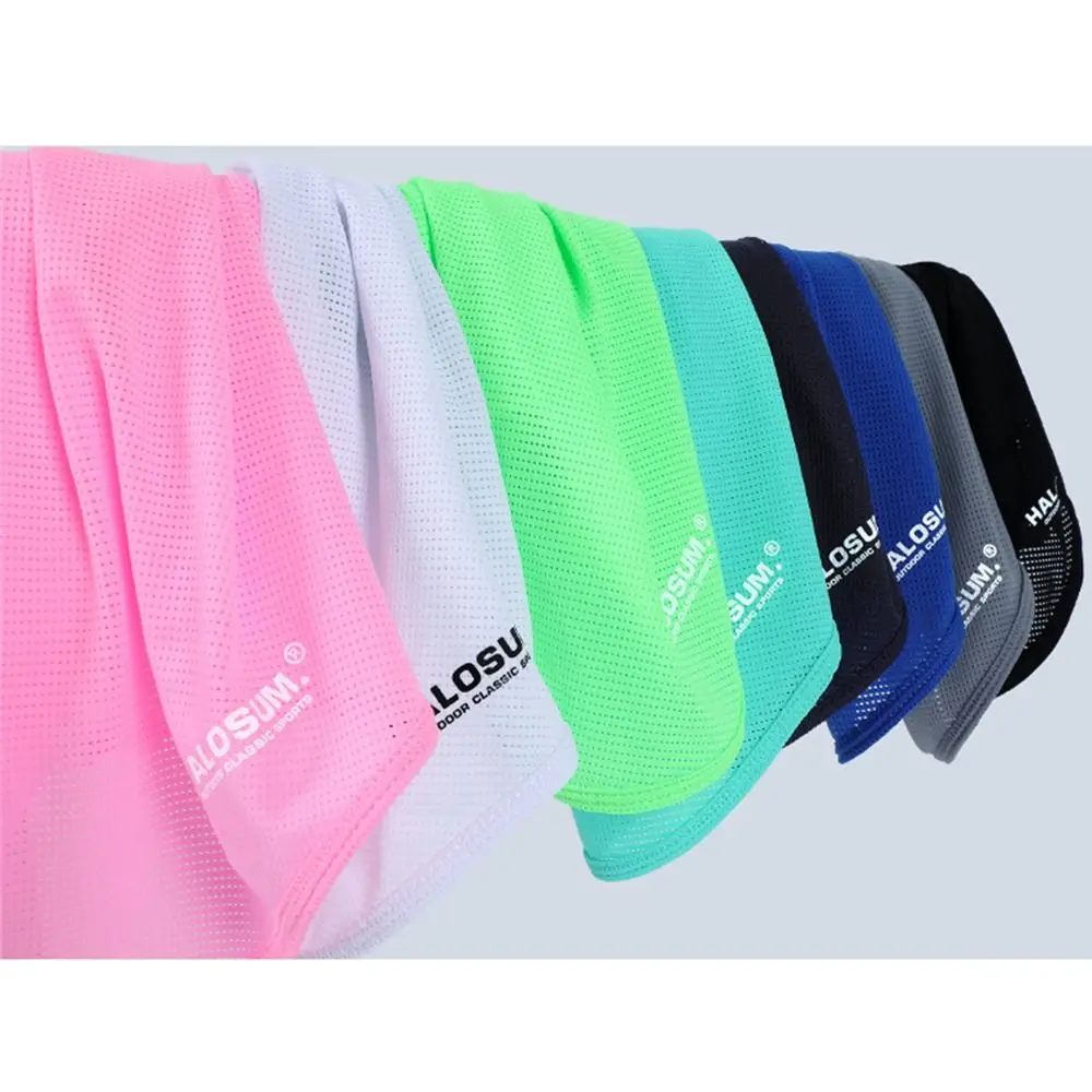 Breathable Bike Mask Daily Windproof Dustproof Solid Color Motorcycle Scarf Ice Silk Balaclava Summer