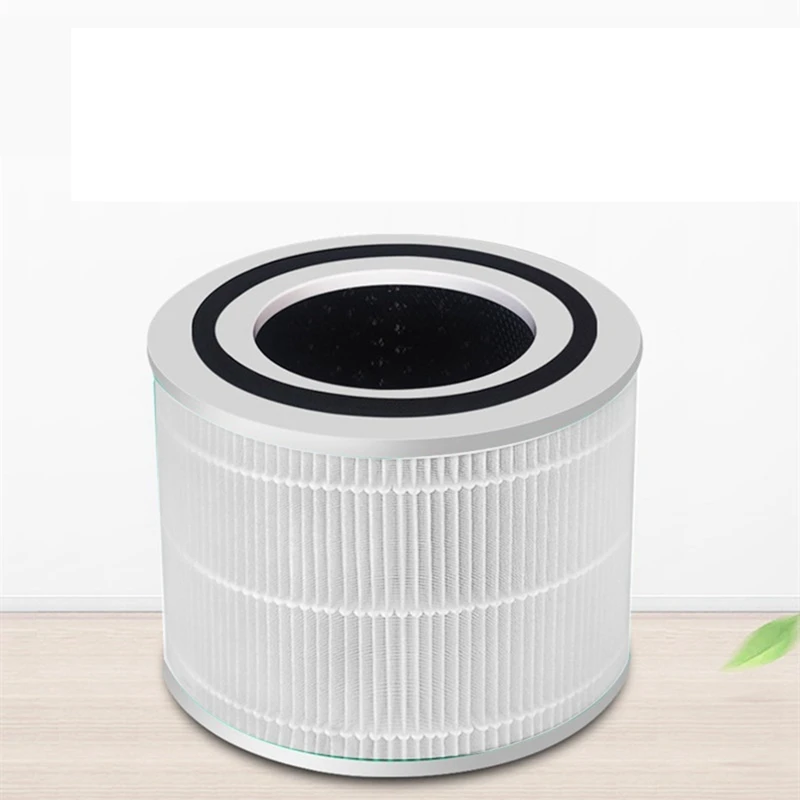 Hepa Filter for Core 300-RF HEPA Activated Carbon Filter Core 300 Air Purifier Filter,White