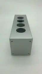 HIFI aluminum EU socket power filter chassis amplifier housing DIY 2 bit 4 bit 6 bit holes for choose