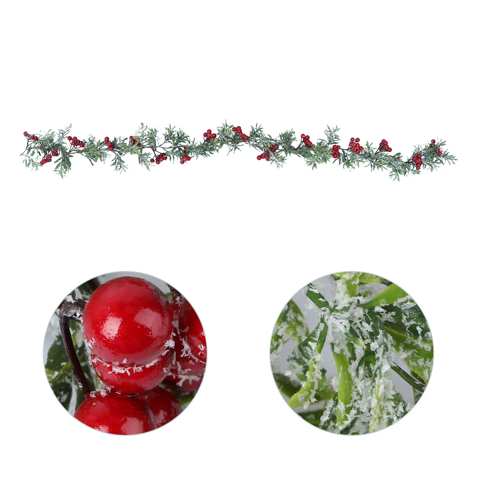 

1Pcs Premium Simulated Pine Cane 180Cm Bendable Christmas Rattan for Home Holiday Decoration Mantel Stair Rail Festive Ambience