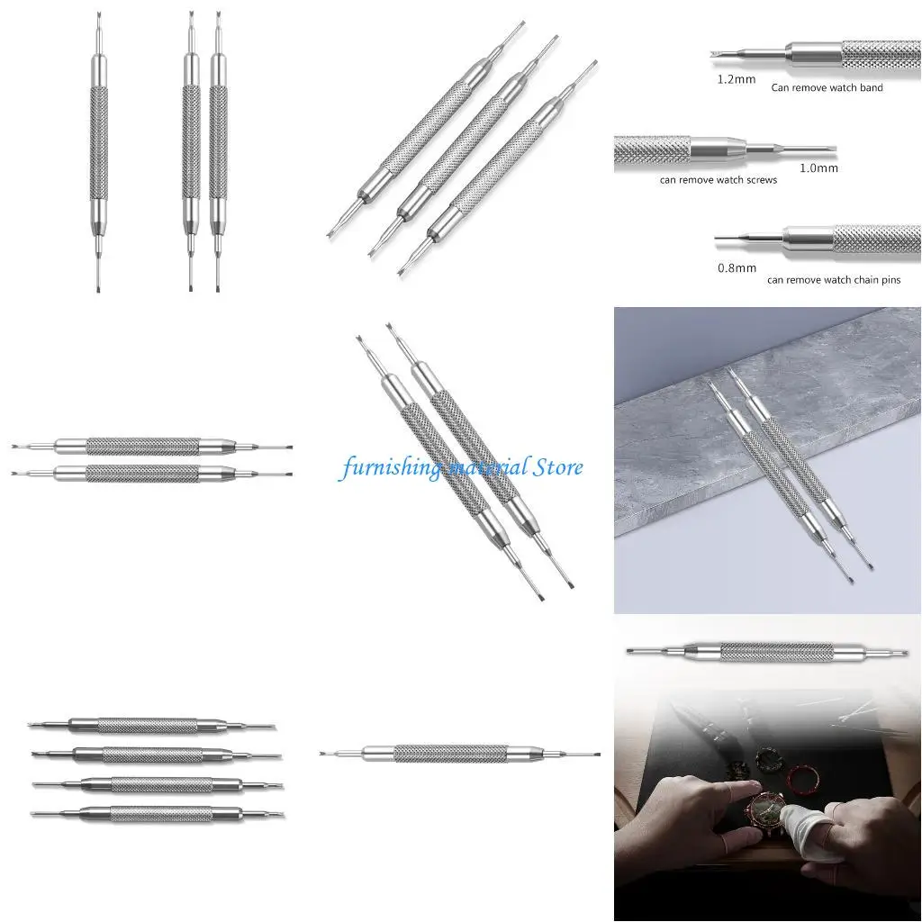 

Y5GD Professional Double Purpose Horology Screwdriver Compact Design Suitable For Watch Straps Removal & Component Adjustment