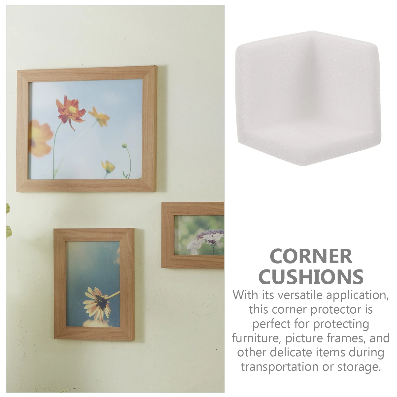 50Pcs Corner Bumpers for Furniture Easy Apply No Tools Needed Edge Protection Guards for Table Frame Corners Transport Storage