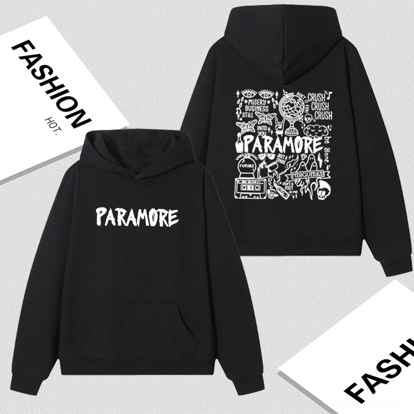 

Paramore Band Graffiti Art Tour Album Hoodies Men Women Bodywarmer Regardless Gender Fleece Loose Hoodie Long Sleeve Sweatshirts
