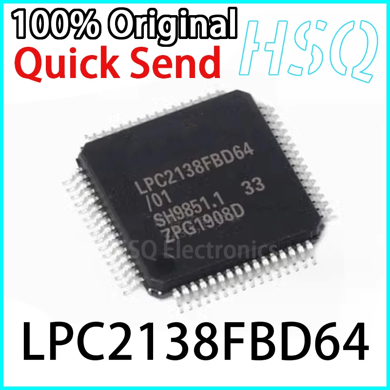 LPC2138FBD64/01 LPC2136FBD64 LPC2132FBD64 2138FBD64 2131FBD64 2141FBD64 QFP64 Microcontroller Integrated Embedded IC Chip Stock