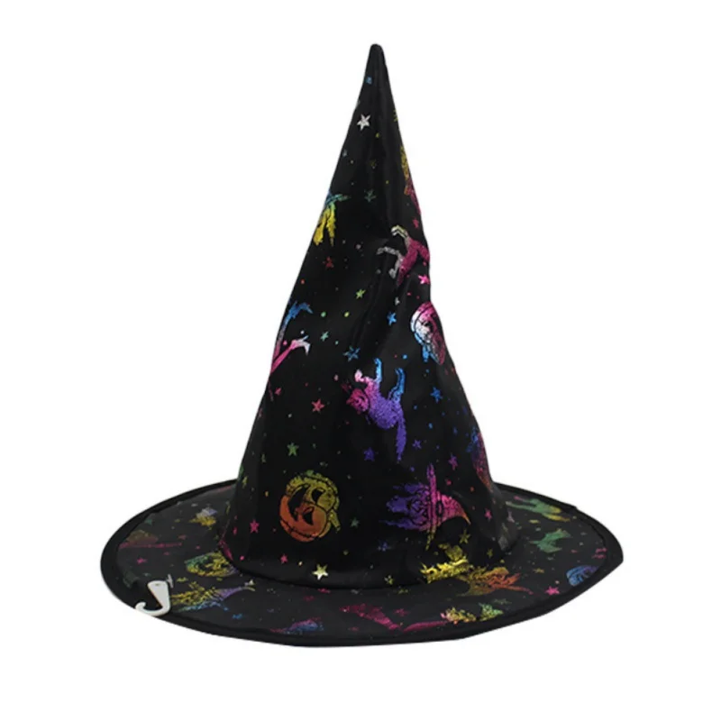 Bambini Costume di Halloween moda fantasia cappello da strega bambini Halloween Cosplay Party Prop berretti con visiera Unisex Bonnet