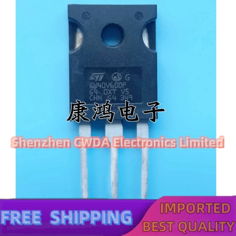 

10PCS-20PCS GW40V60DF STGW40V60DF TO-247 IGBT 40A/600V In Stock Can Be Purchased