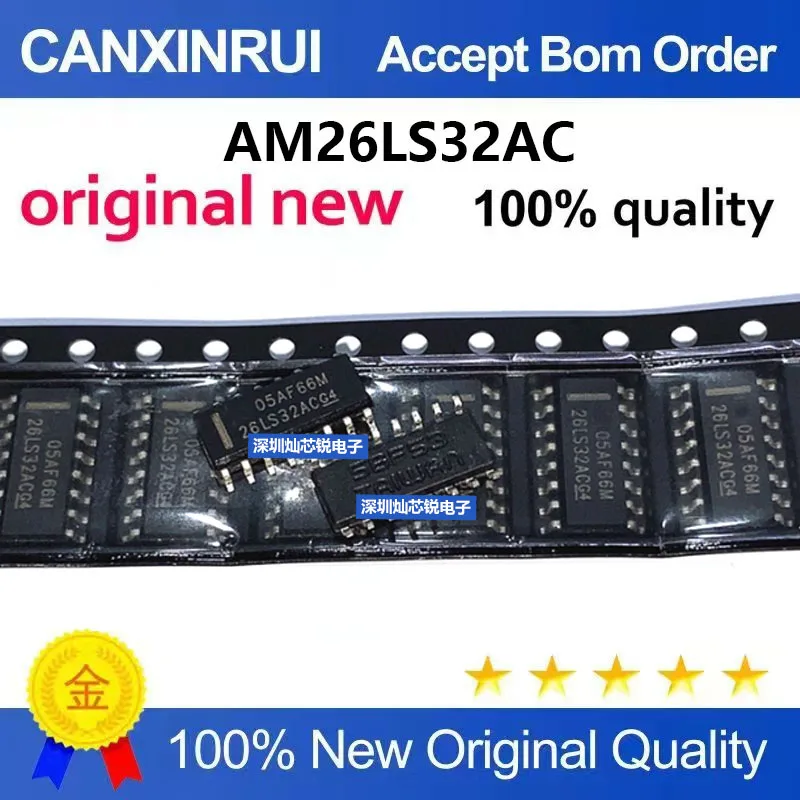 (5-100pieces)Brand new original AM26LS32ACDR 26LS32AC surface-mount SOP16 line receiver integrated circuit
