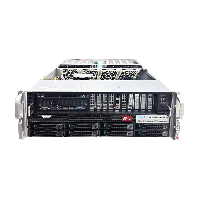 SQ482-GPU EPYC Jedno-gniazdowy/Dwugniazdowy Barebone System Workstation Serwer AI Deep Learning Rackmount Tower Dostępny od ręki