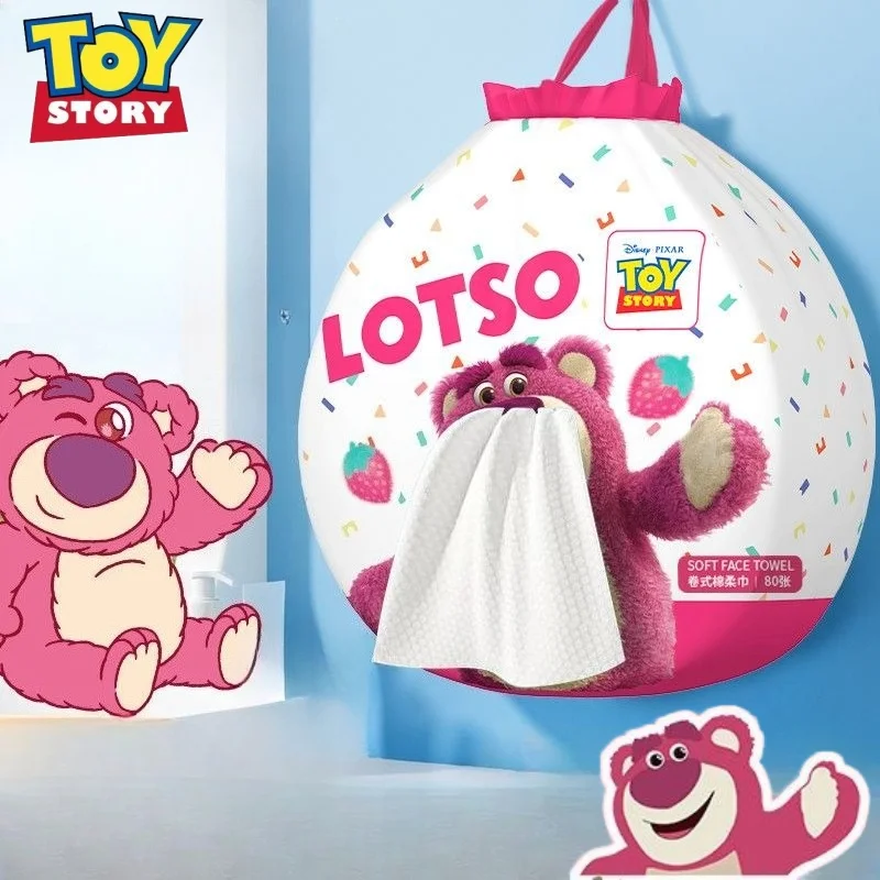 

Disney Toy Story Lotso новые милые креативные домашние подвесные одноразовые толстые впитывающие мягкие полотенца для лица с мультяшным рисунком