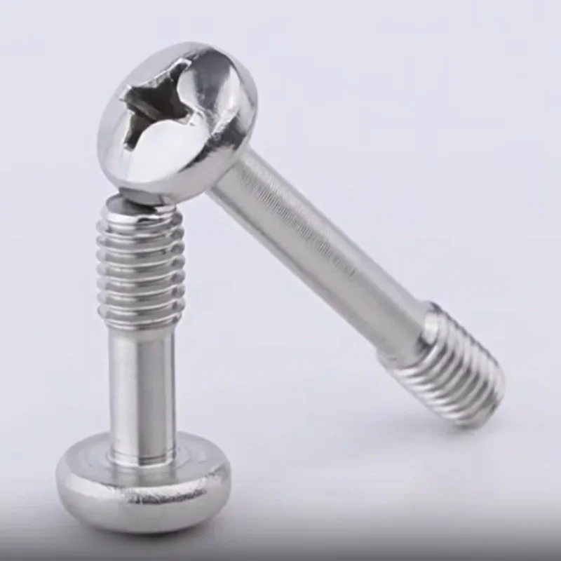 1/2/4/5/10/20pcs M2 M2.5 M3 M4 M5 M6 M8 Cross Pan Head Lock Screw Phillips Round Head Half Thread Bolt 304 A2 Stainless Steel
