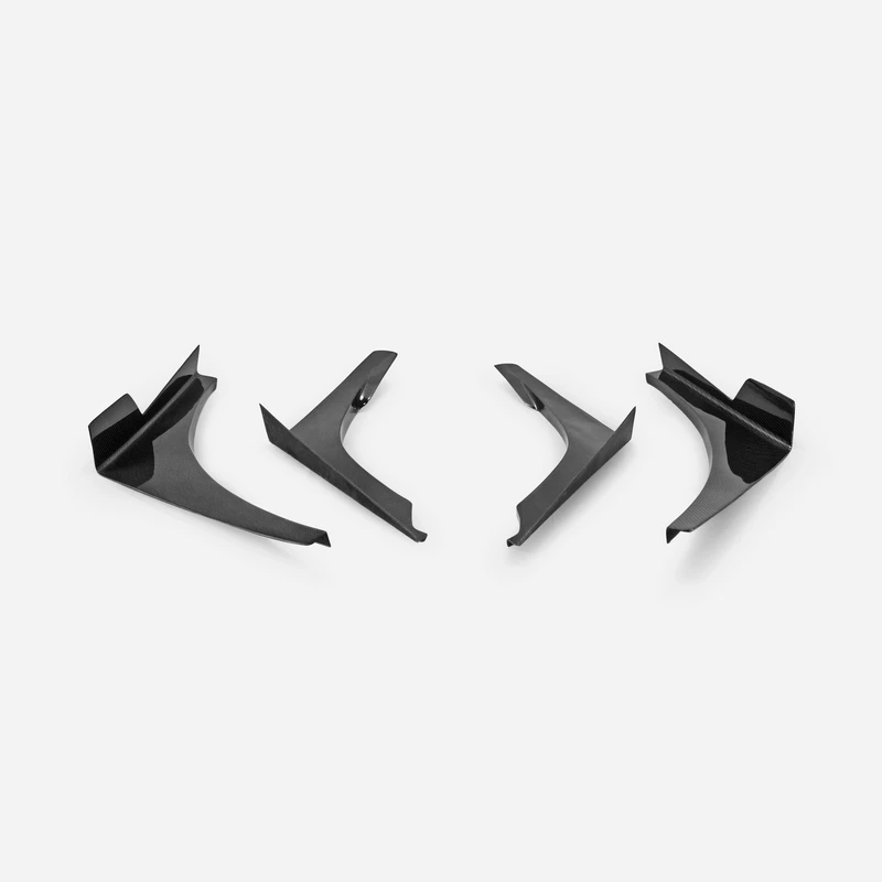 

Car Accessories Fit Mitsubishi EVO 7 8 9 VTX Cyber Canard 4 Pcs Large Type 1 (Single Side, VC Front Bumper Only)