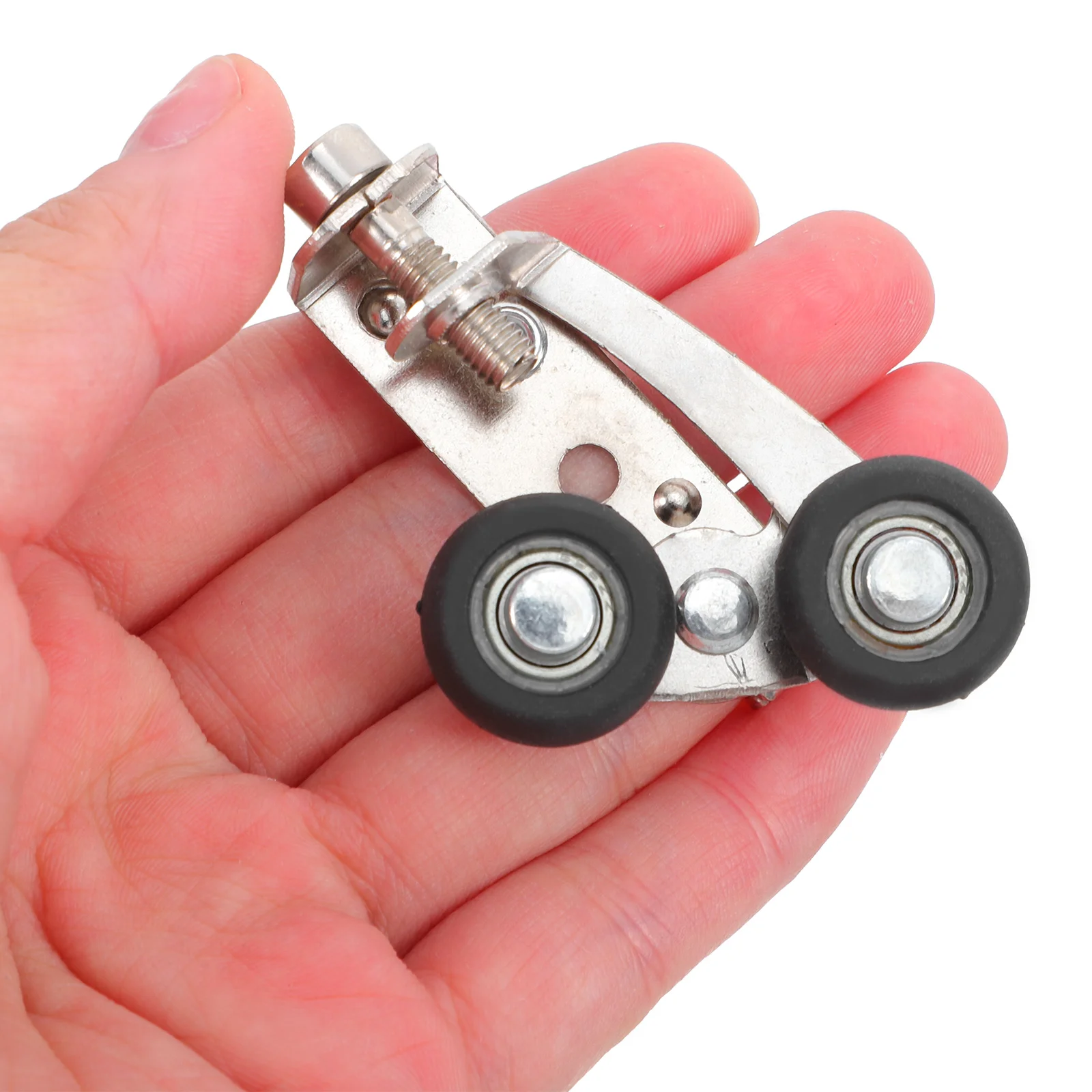 

1Set Wardrobe Sliding Door Wheels Adjustable Fork Design Smooth Silent Operation High Strength for Bedroom Kitchen Cabinet