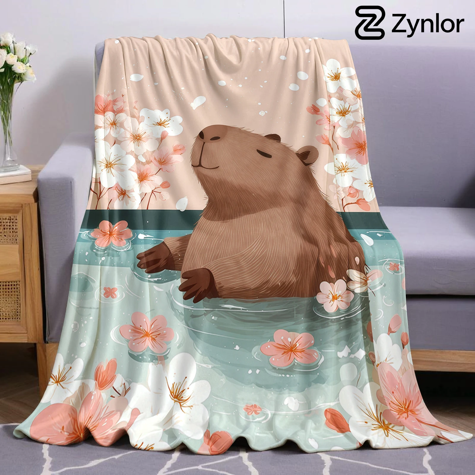 cobertor-de-microfibra-leve-e-macio-sakura-capybara-manta-quente-e-confortavel-para-cama-sofa-escritorio-viagem-todas-as-estacoes
