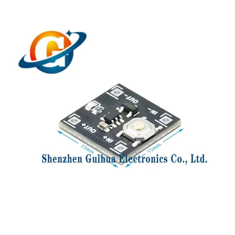 2PCS low-power single key bistable switch module standby current 0.5ua continuous load 2A one key switch
