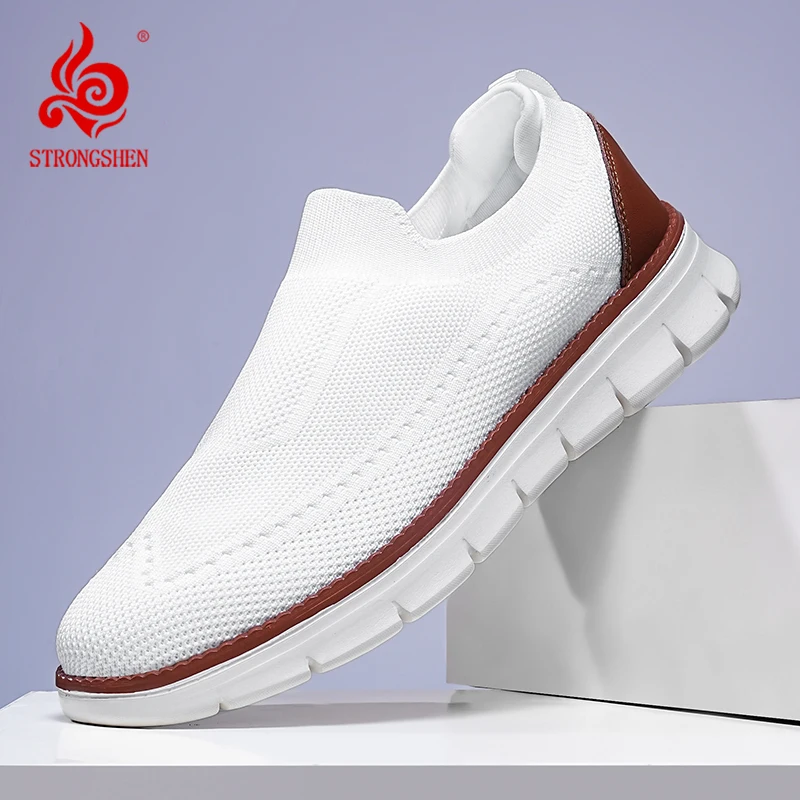 

Mens Shoes Casual Slip On Breathable Comfortable Loafers Walking Shoes Business Leisure Sneakers Trainer Zapatillas Hombre